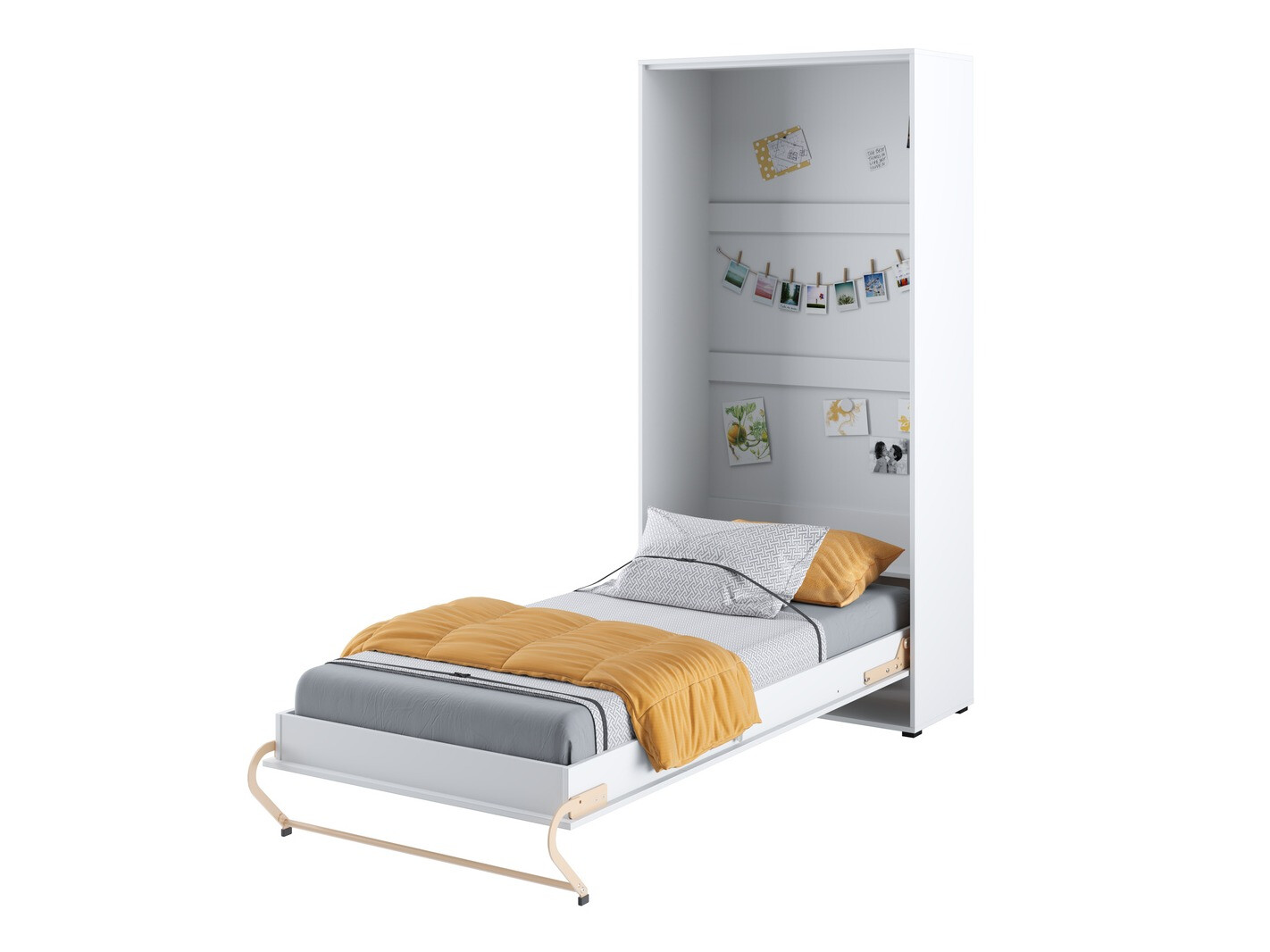 Мебельный гарнитур Concept Pro Lenart Levfere 144 (Глянцевый белый + Белый)