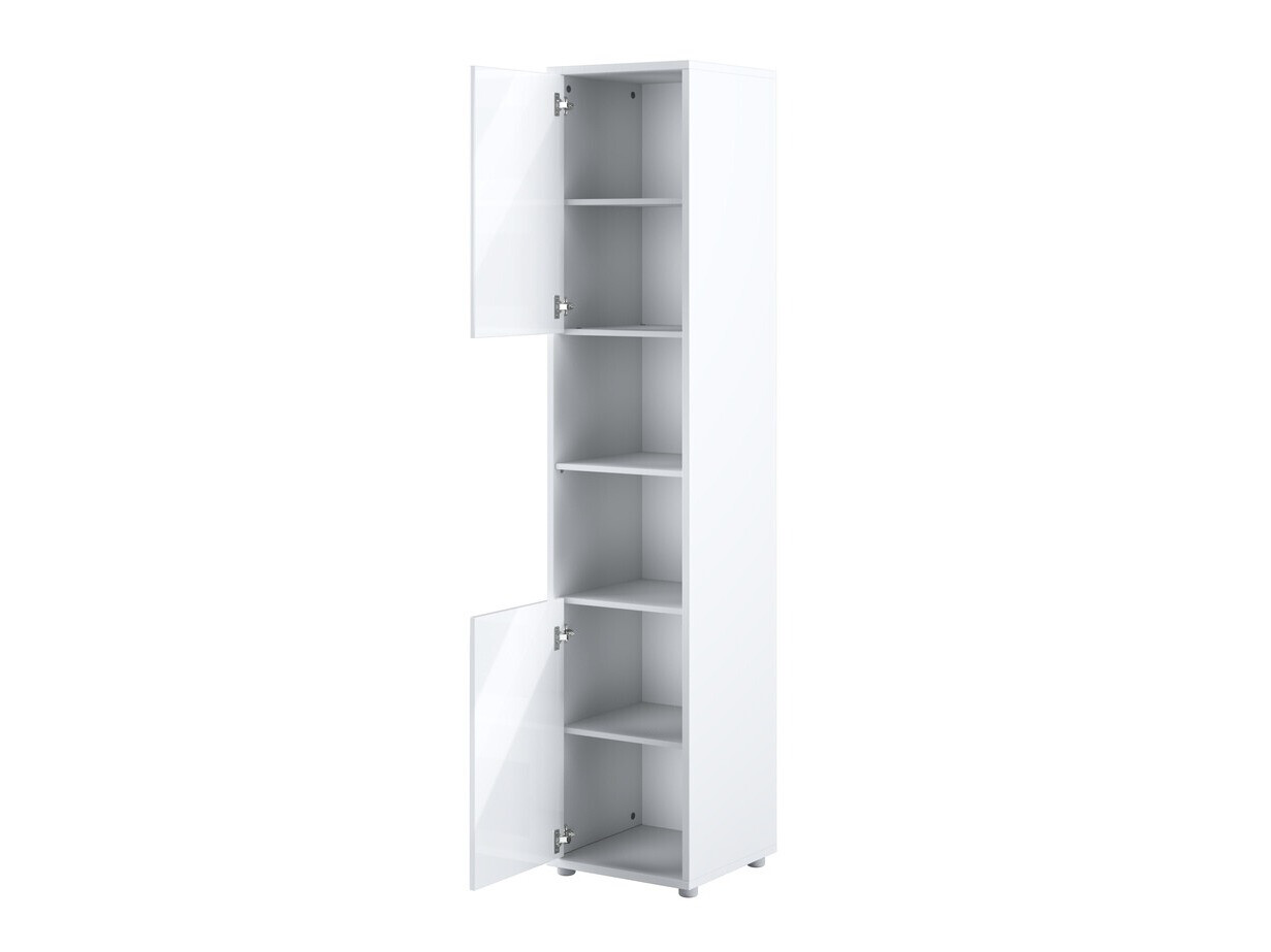 Мебельный гарнитур Concept Pro Lenart Levfere 144 (Глянцевый белый + Белый)