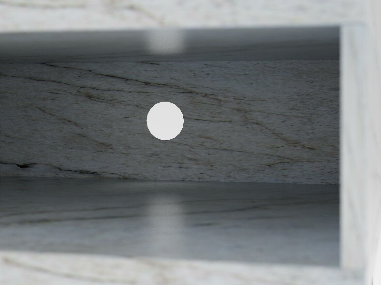 ТВ тумба Tulsa 559 (Белый мрамор + Золотой)