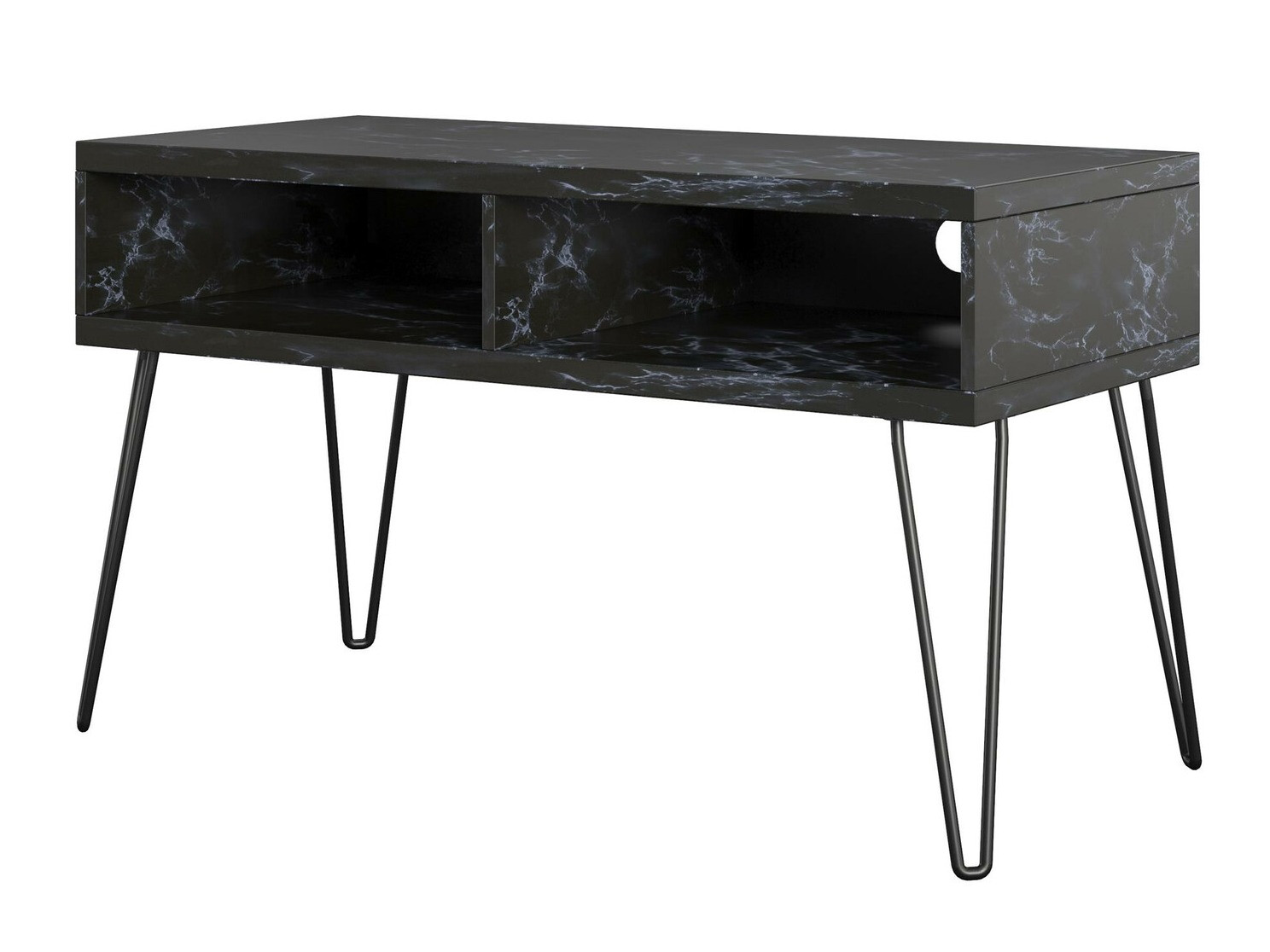 ТВ тумба Tulsa 559 (Черный мрамор + Чёрный)