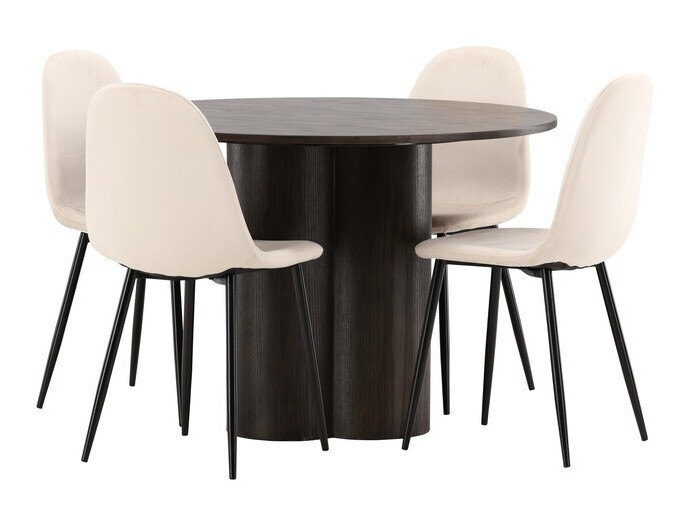 Ēdamistabas komplekts Dallas 3750 (Krēms)