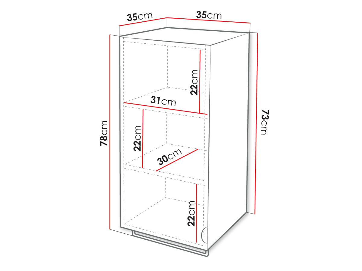 Piekarams vannas istabas skapītis Fenenou 102 (Pelēks)