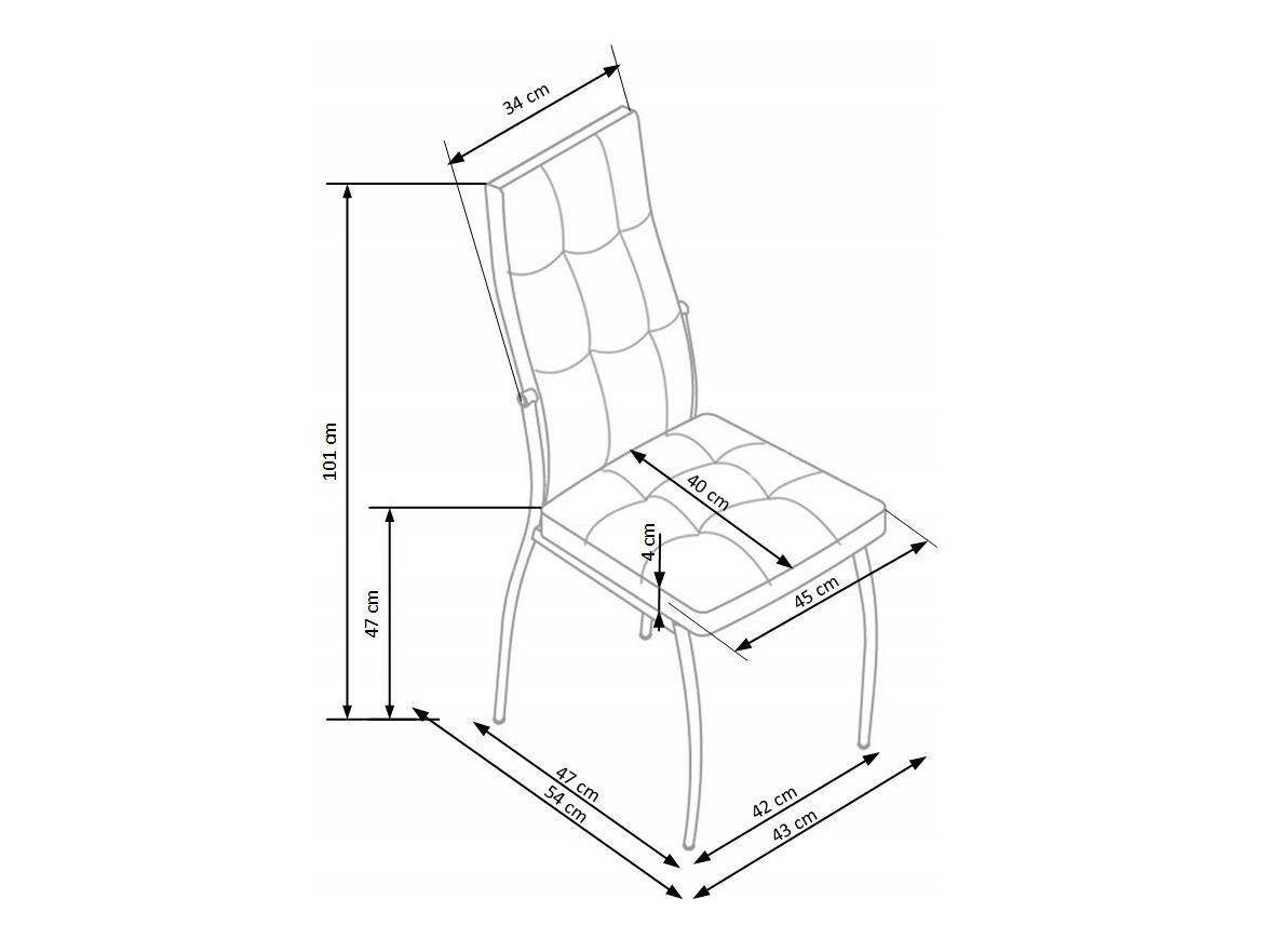 Стул Houston 863 (Чёрный)