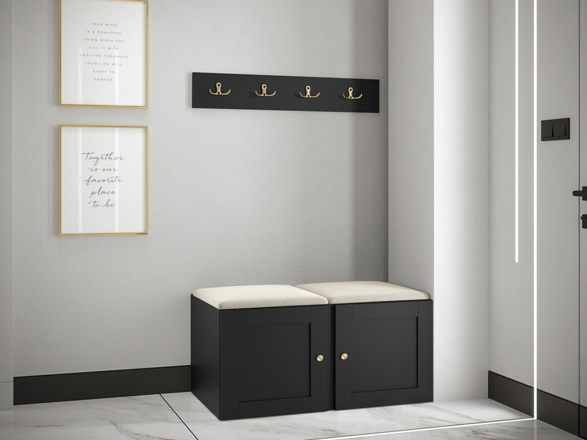 Priekšnama komplekts Hartford 376 (Melns)