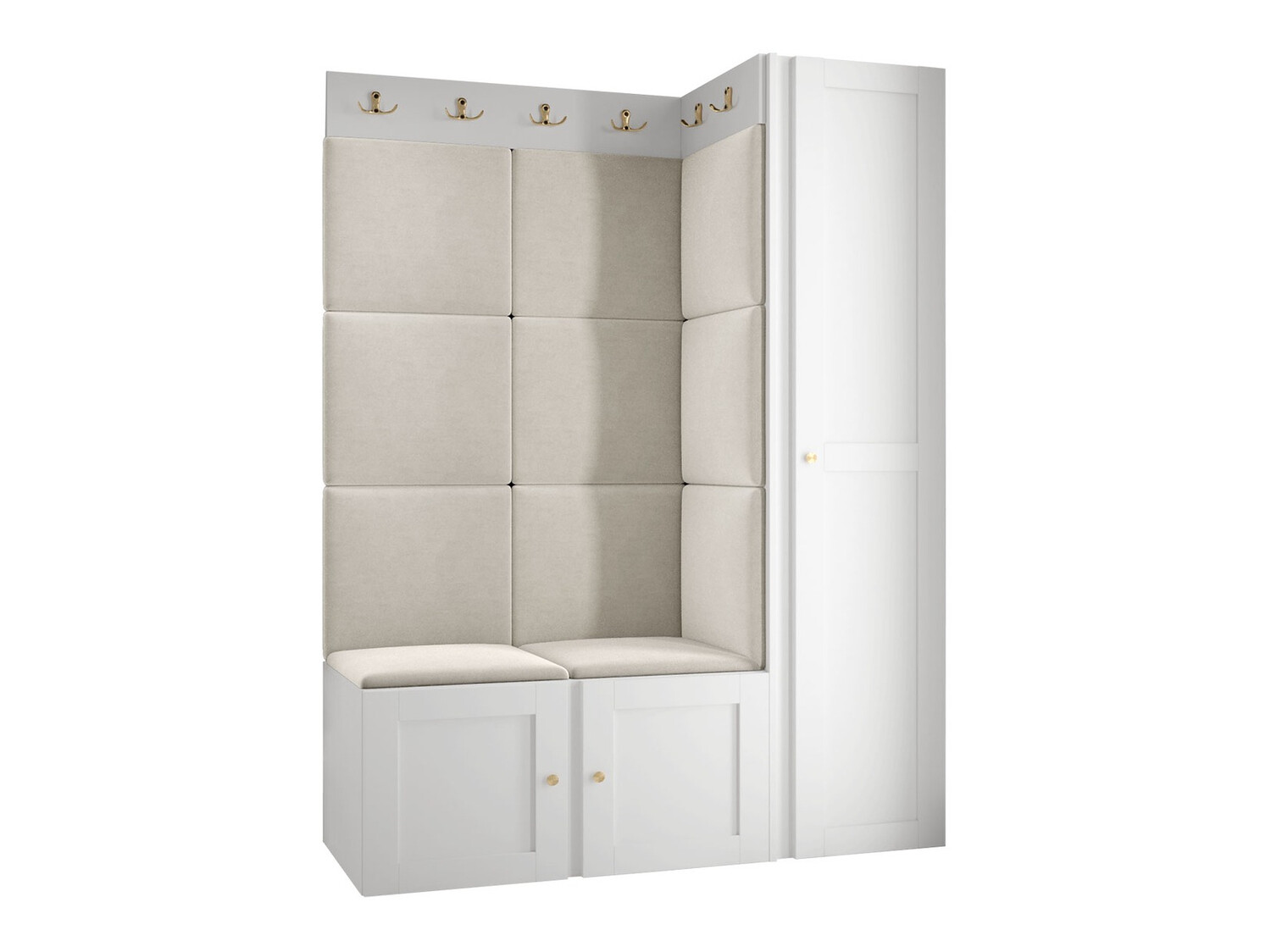 Priekšnama komplekts Hartford 377 (Balts)