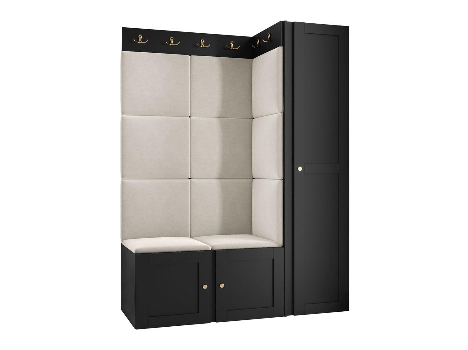 Priekšnama komplekts Hartford 377 (Melns)