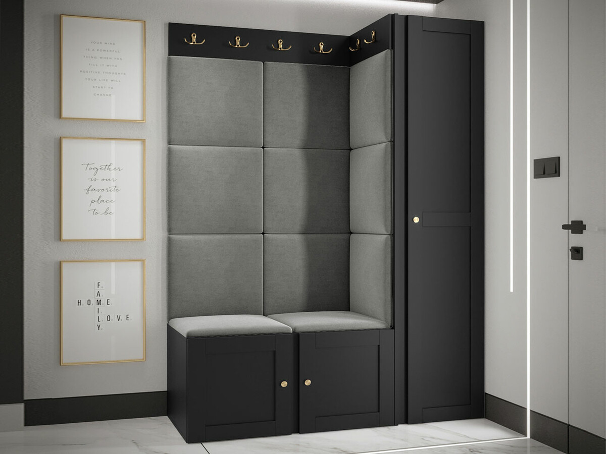 Priekšnama komplekts Hartford 377 (Melns)