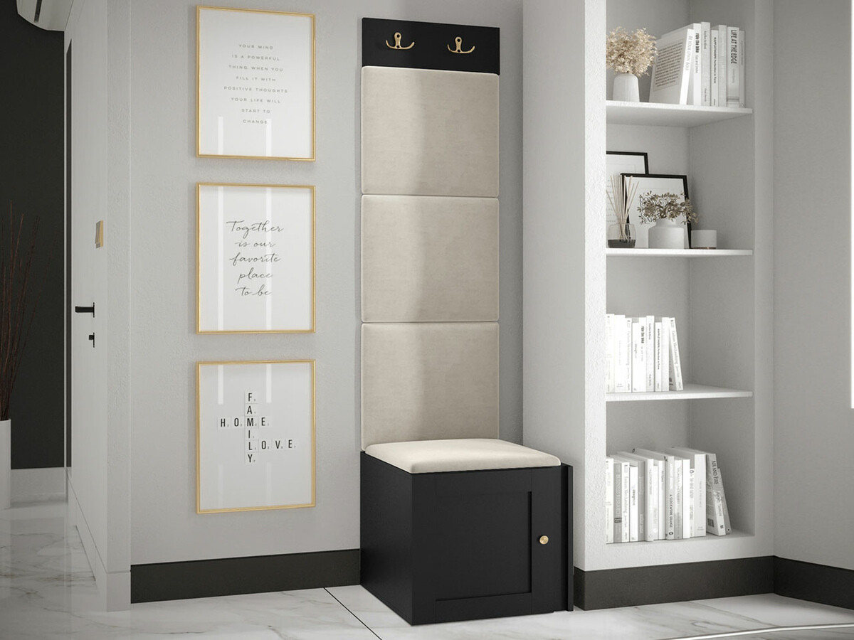 Priekšnama komplekts Hartford 378 (Melns)