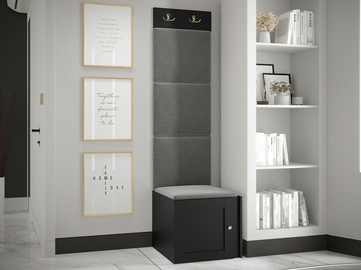 Priekšnama komplekts Hartford 378 (Melns)