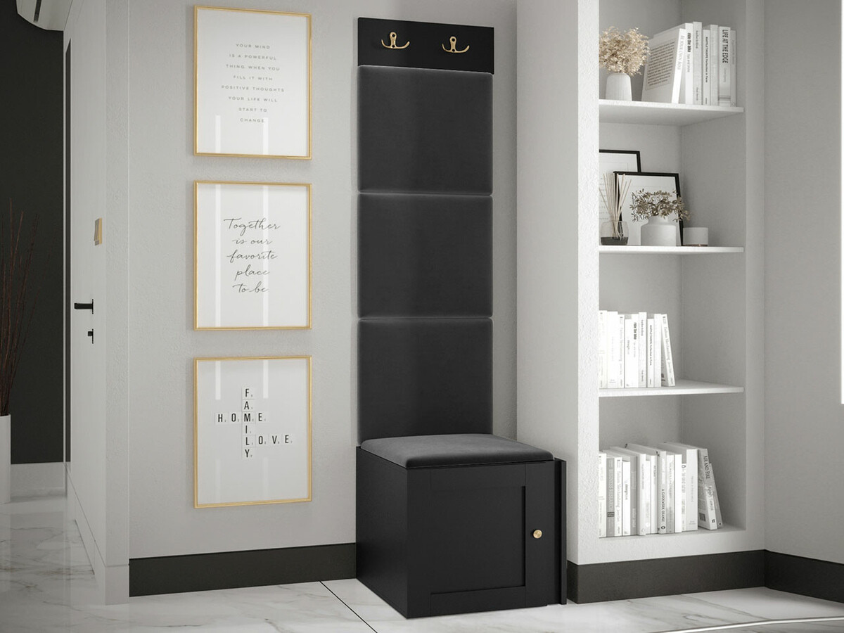 Priekšnama komplekts Hartford 378 (Melns)