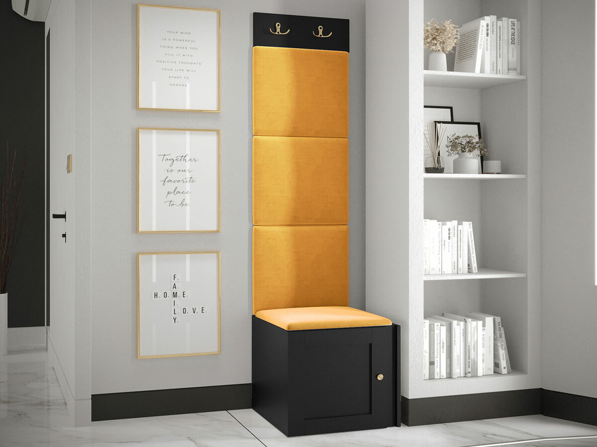 Priekšnama komplekts Hartford 378 (Melns)