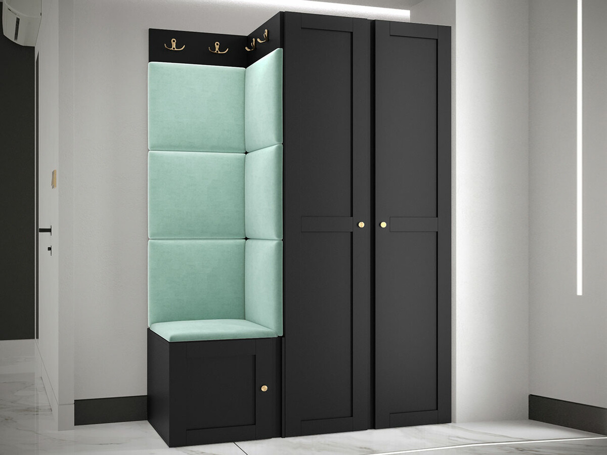 Priekšnama komplekts Hartford 379 (Melns)