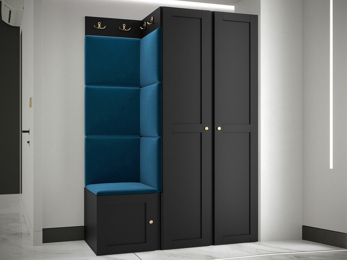 Priekšnama komplekts Hartford 379 (Melns)