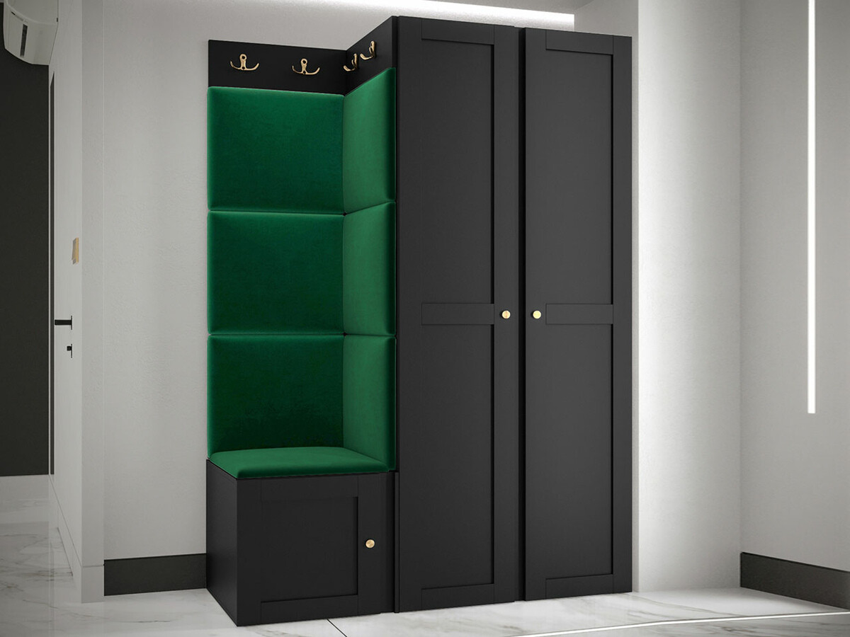 Priekšnama komplekts Hartford 379 (Melns)