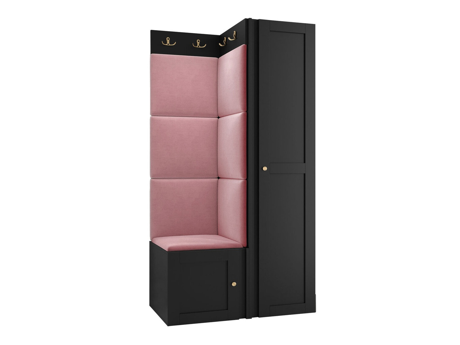 Priekšnama komplekts Hartford 381 (Melns)