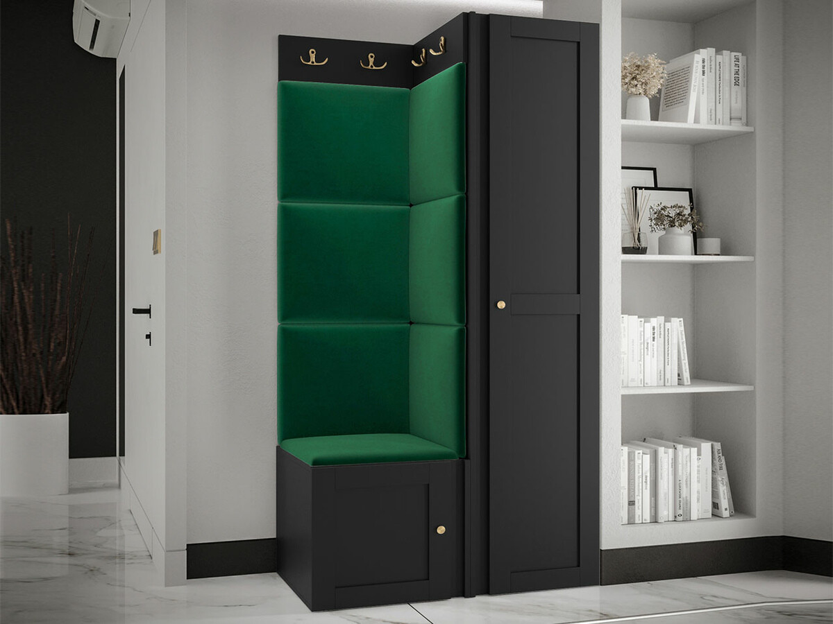 Priekšnama komplekts Hartford 381 (Melns)