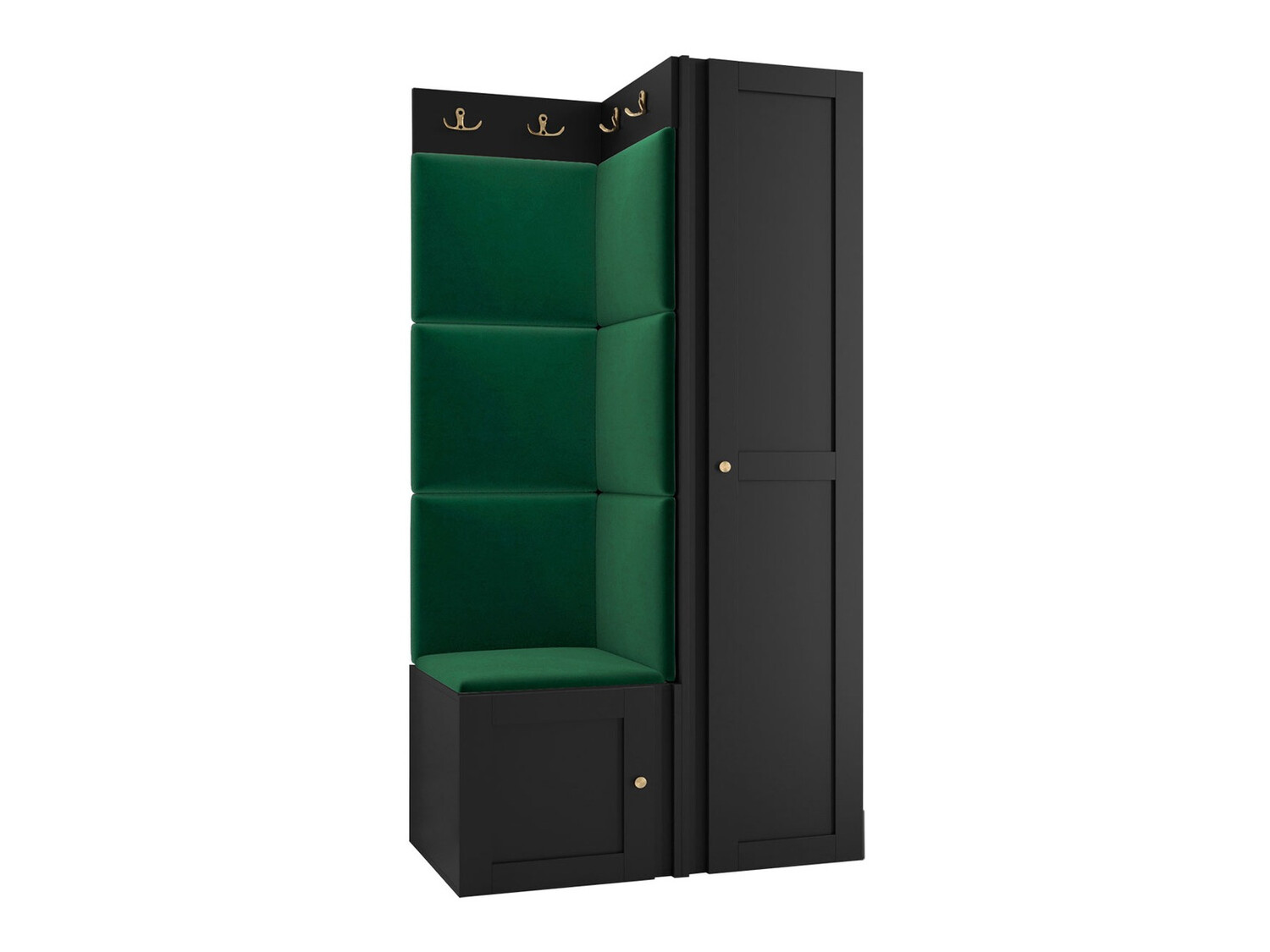 Priekšnama komplekts Hartford 381 (Melns)