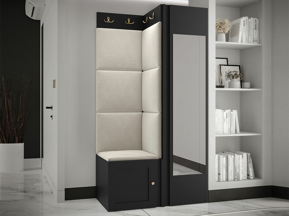 Priekšnama komplekts Hartford 382 (Melns)