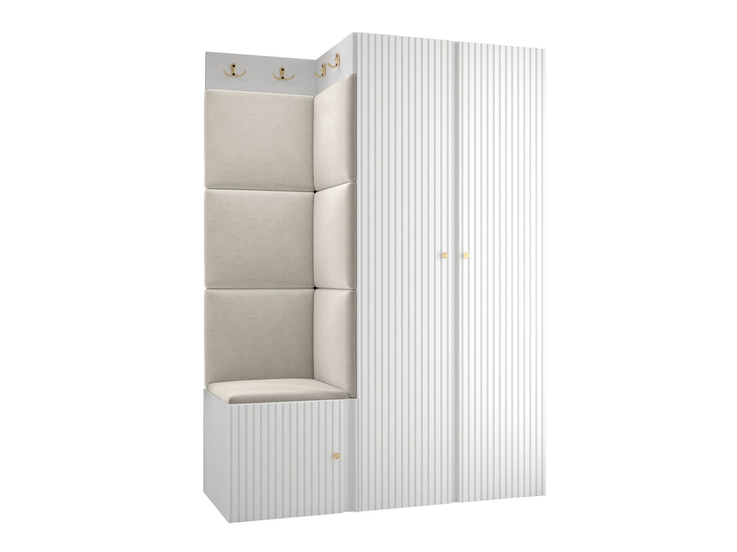 Priekšnama komplekts Hartford 387 (Balts)