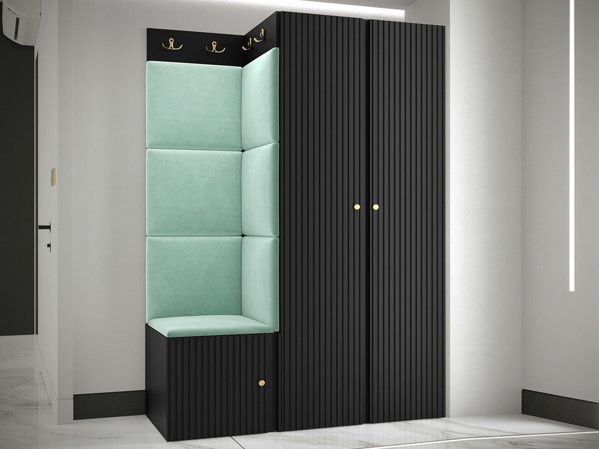 Priekšnama komplekts Hartford 387 (Melns)