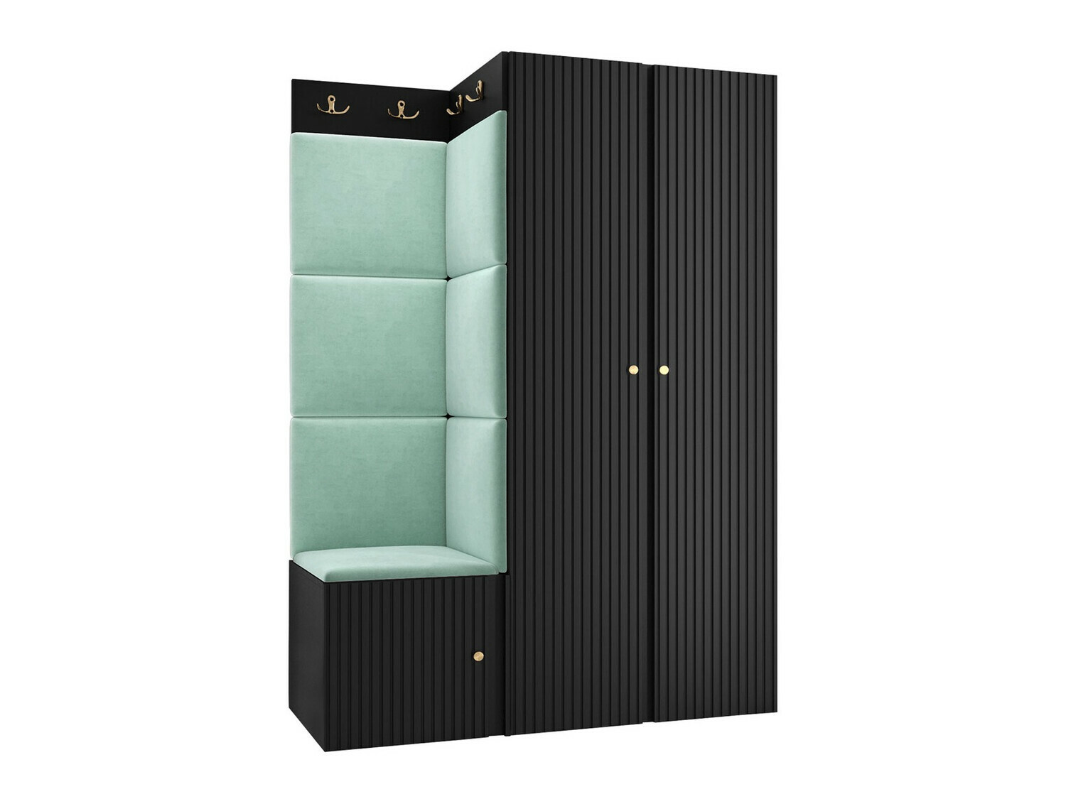 Priekšnama komplekts Hartford 387 (Melns)