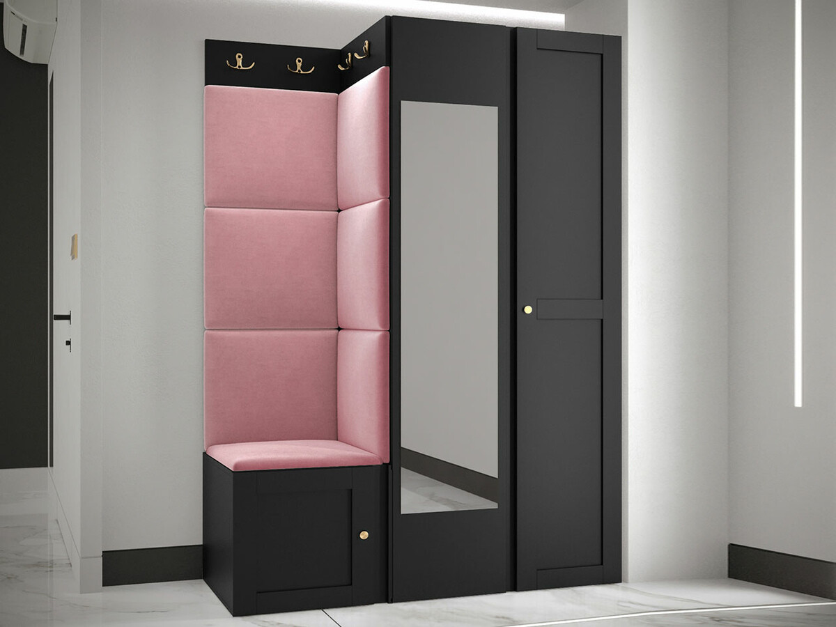 Priekšnama komplekts Hartford 380 (Melns)