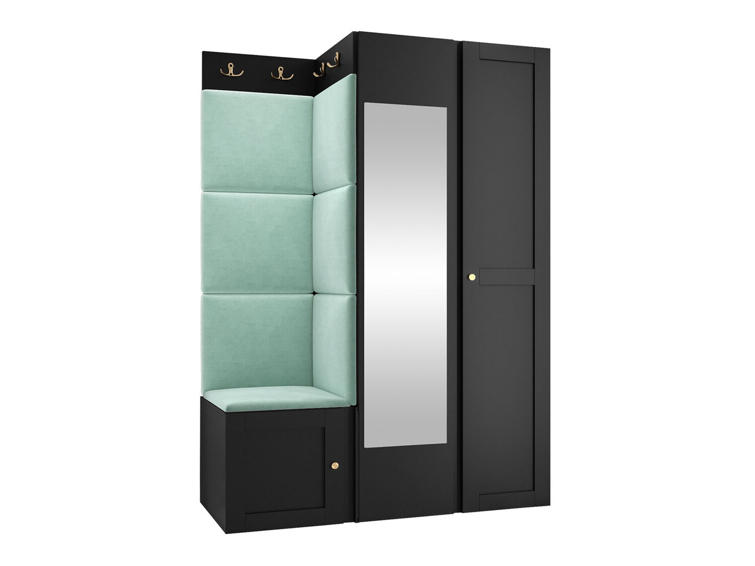 Priekšnama komplekts Hartford 380 (Melns)