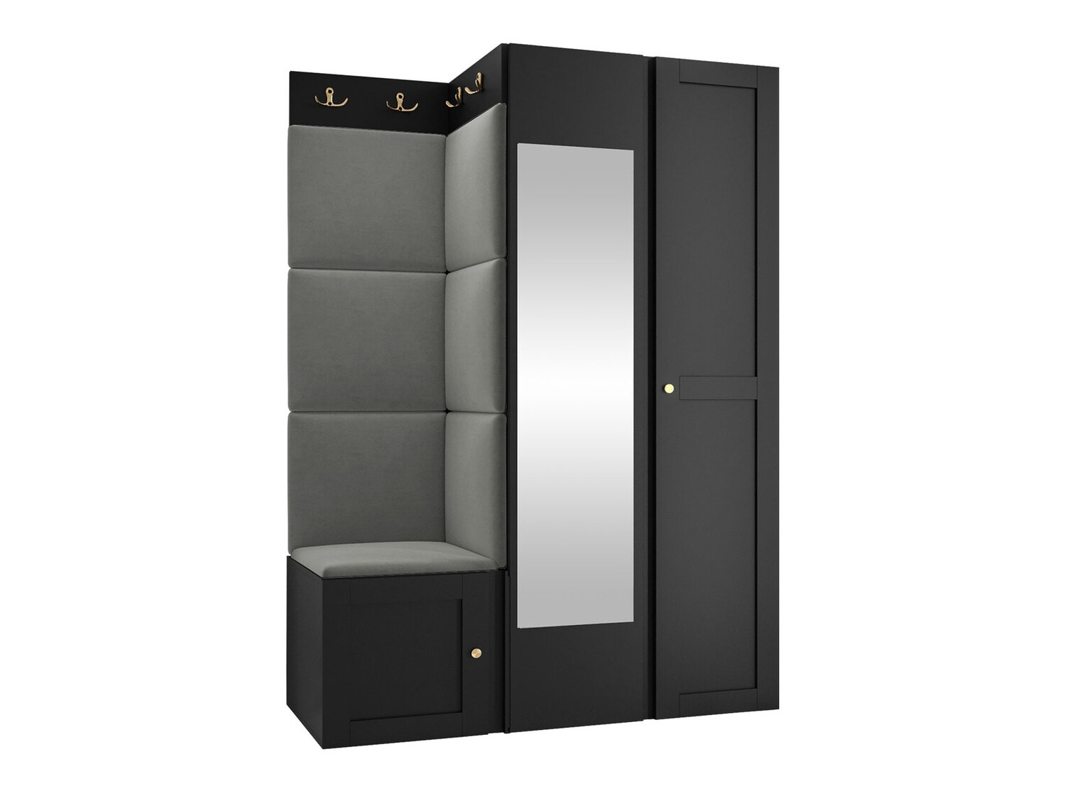 Priekšnama komplekts Hartford 380 (Melns)