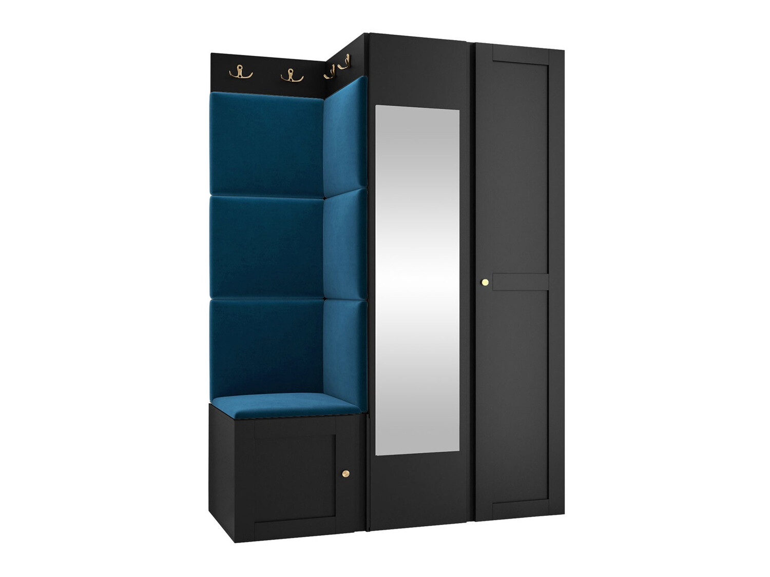 Priekšnama komplekts Hartford 380 (Melns)