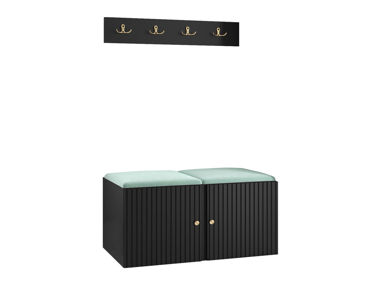 Priekšnama komplekts Hartford 384 (Melns)