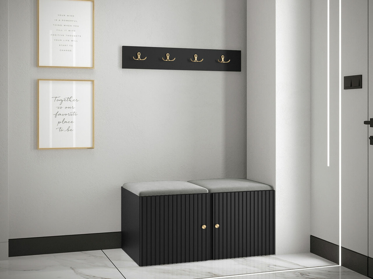 Priekšnama komplekts Hartford 384 (Melns)