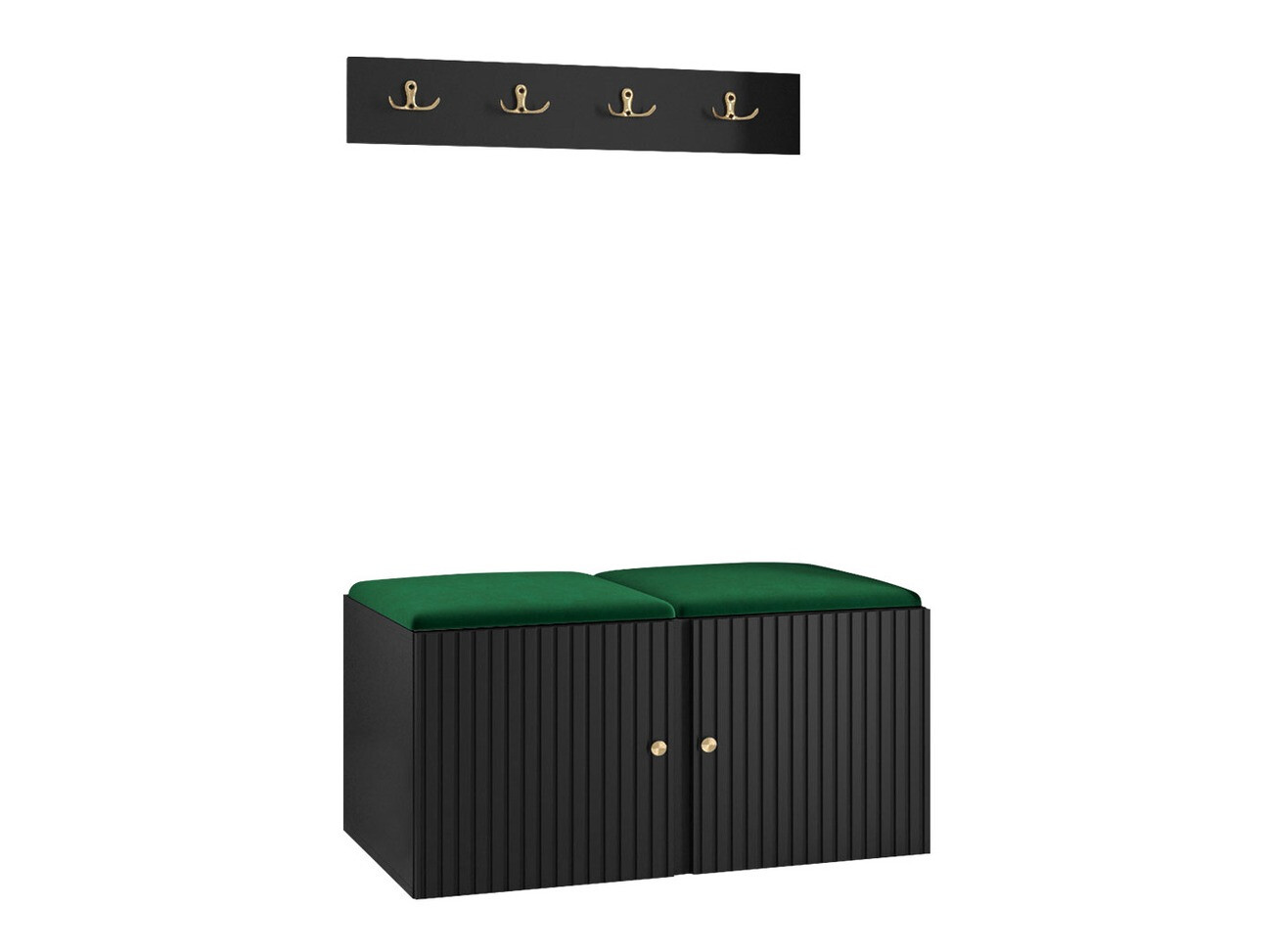 Priekšnama komplekts Hartford 384 (Melns)