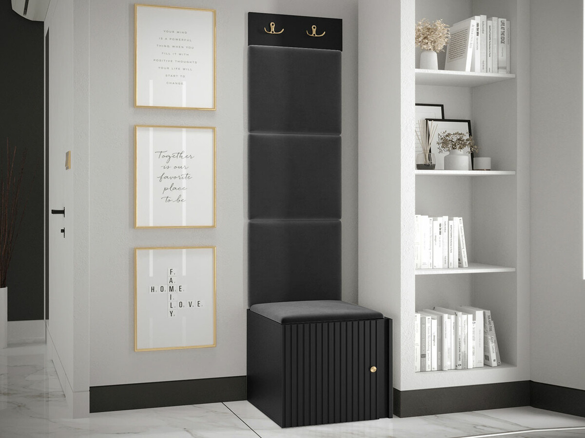 Priekšnama komplekts Hartford 386 (Melns)