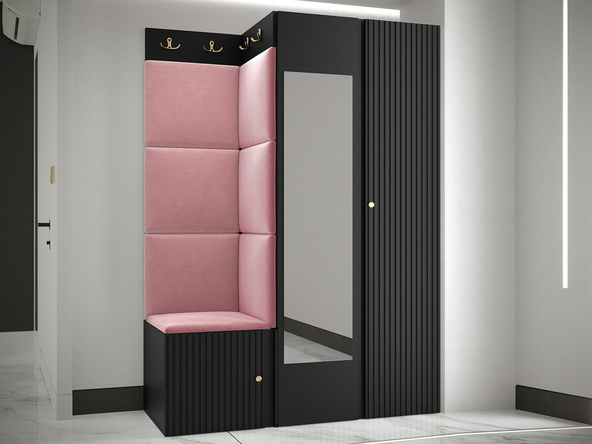 Priekšnama komplekts Hartford 388 (Melns)