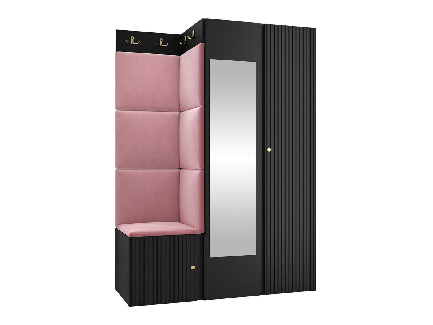 Priekšnama komplekts Hartford 388 (Melns)