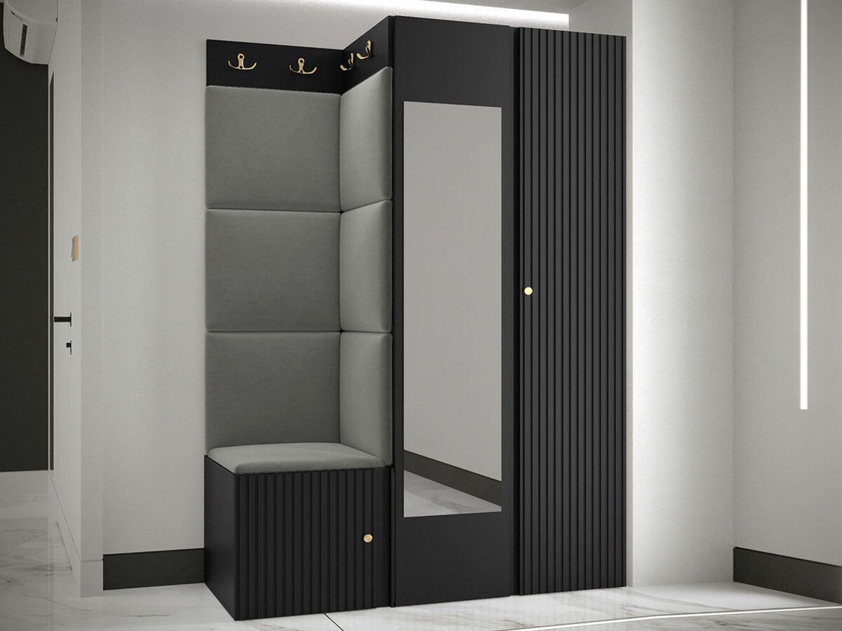 Priekšnama komplekts Hartford 388 (Melns)