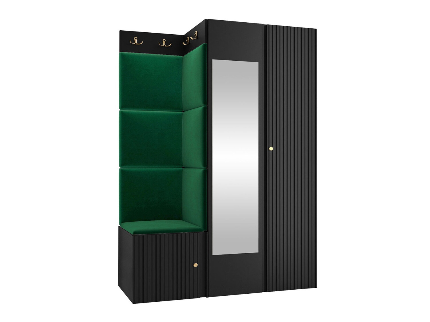 Priekšnama komplekts Hartford 388 (Melns)