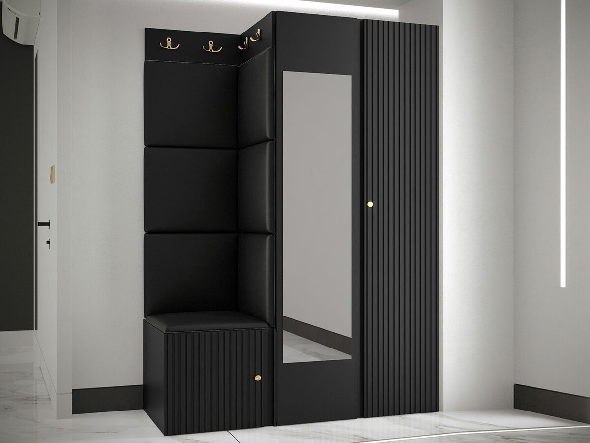 Priekšnama komplekts Hartford 388 (Melns)