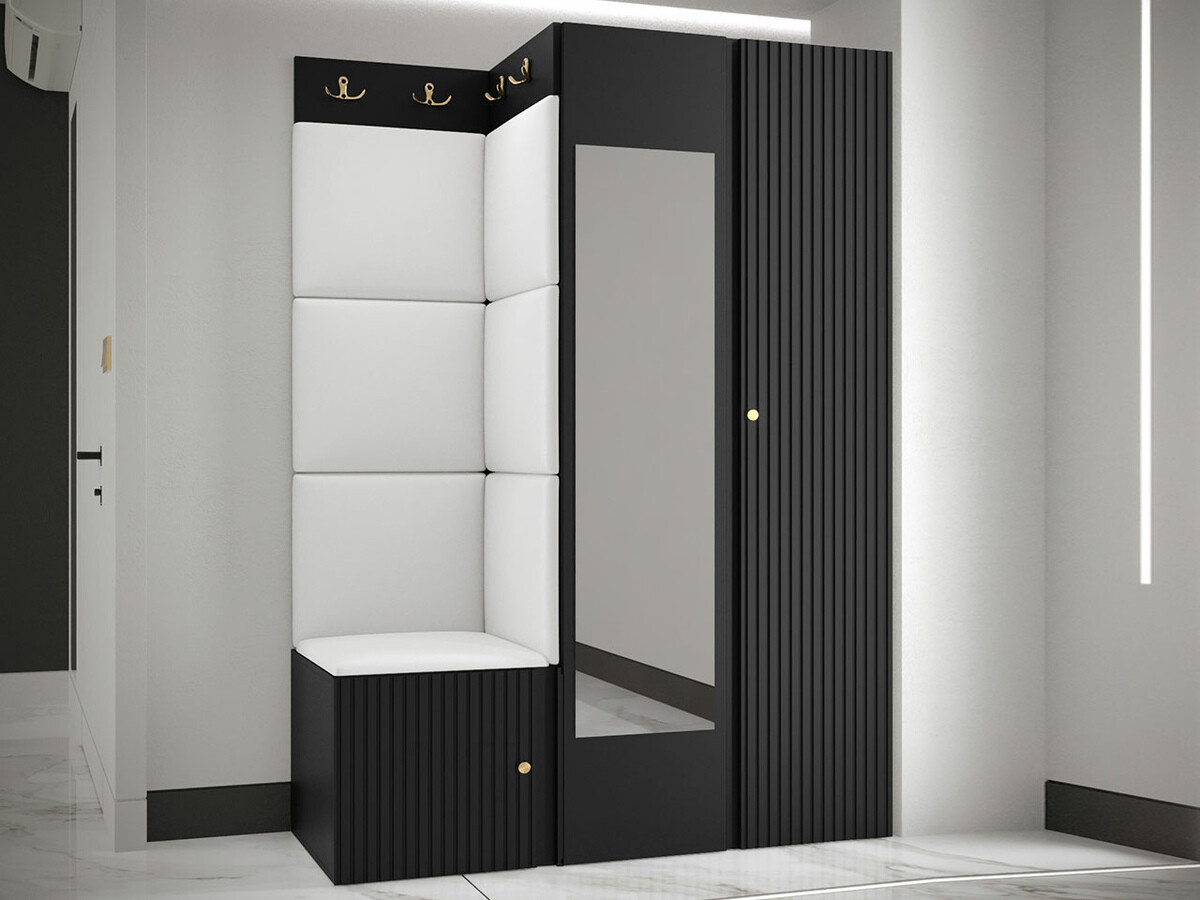 Priekšnama komplekts Hartford 388 (Melns)