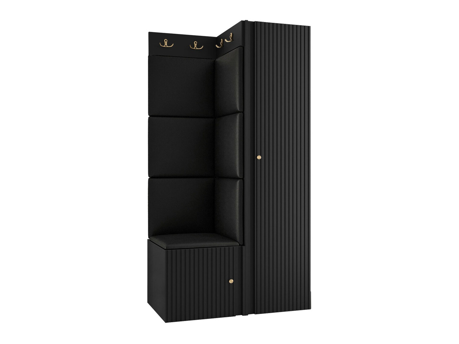 Прихожая Hartford 390 (Экокожа кожа Soft 011)