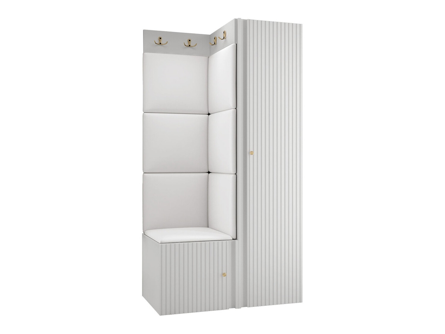 Прихожая Hartford 390 (Экокожа кожа Soft 017)