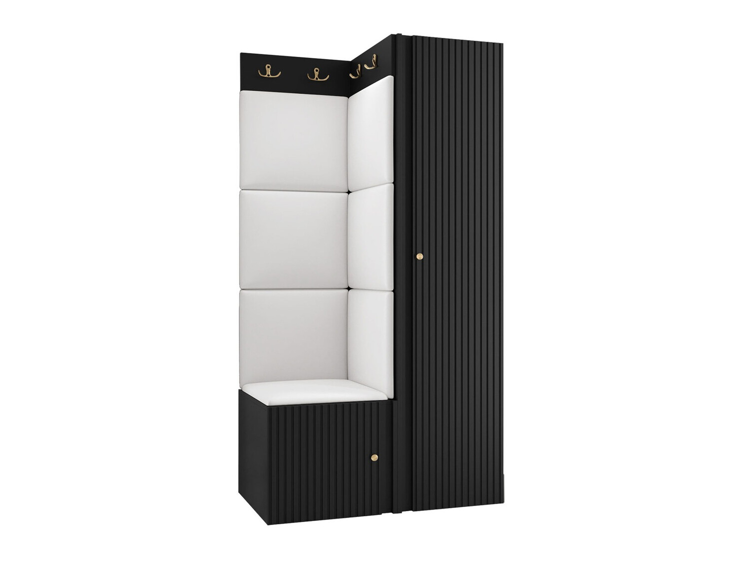 Прихожая Hartford 390 (Экокожа кожа Soft 017)