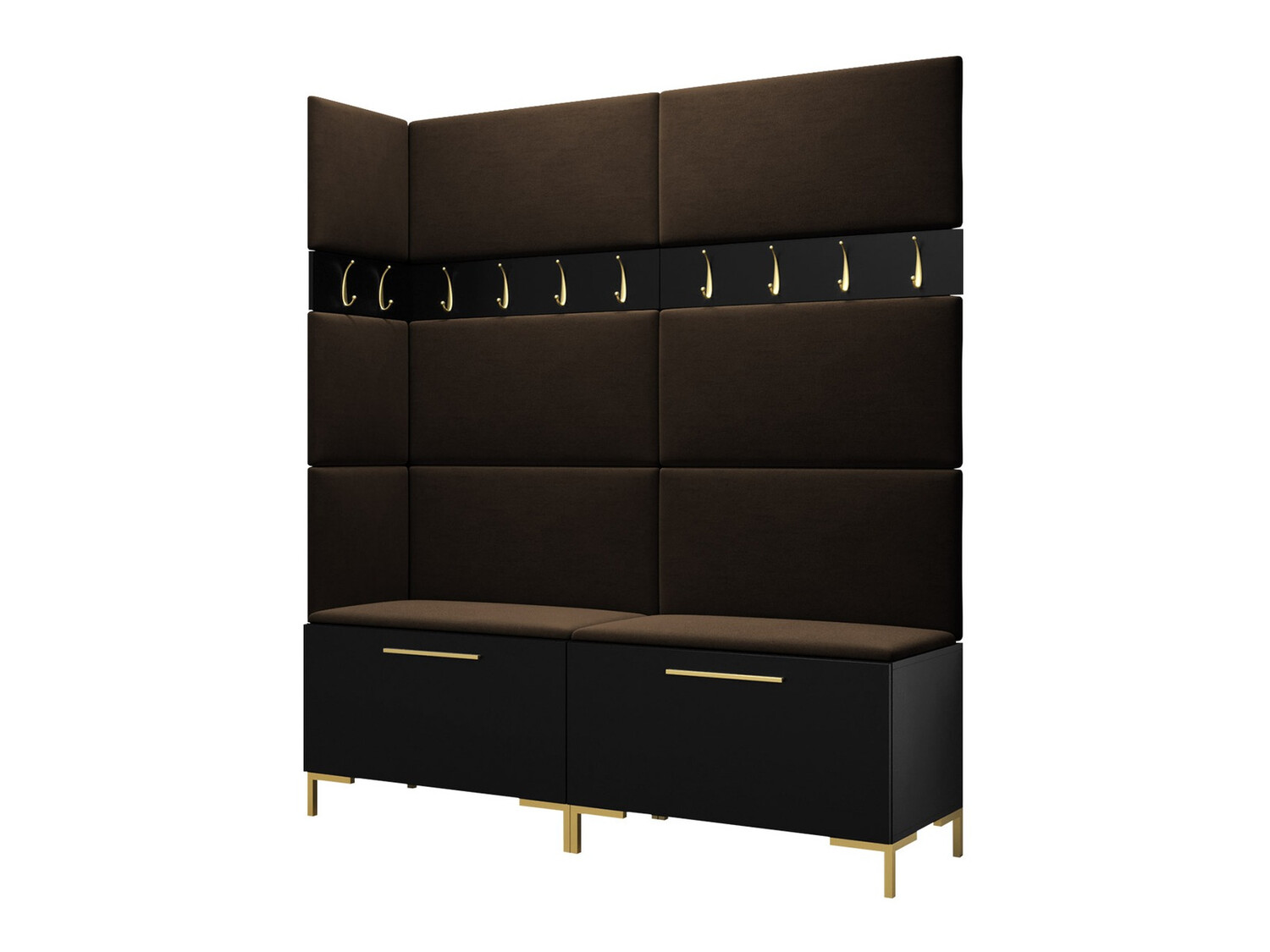 Priekšnama komplekts Tivsoa 104 (Melns)