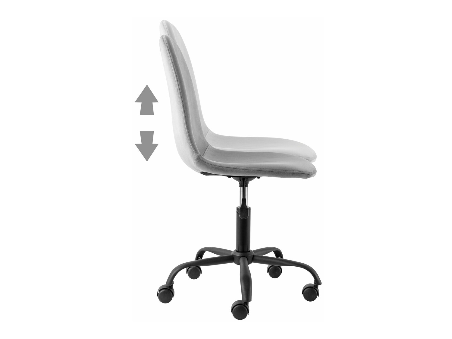 Biroja krēsls Tulsa 564 (Gaiši pelēks)