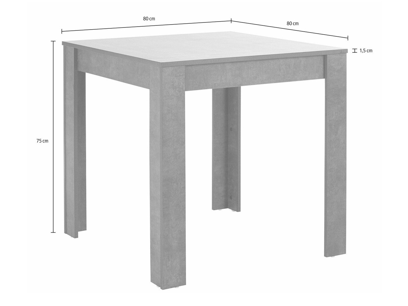 Ēdamistabas komplekts Tulsa 568 (Melns)