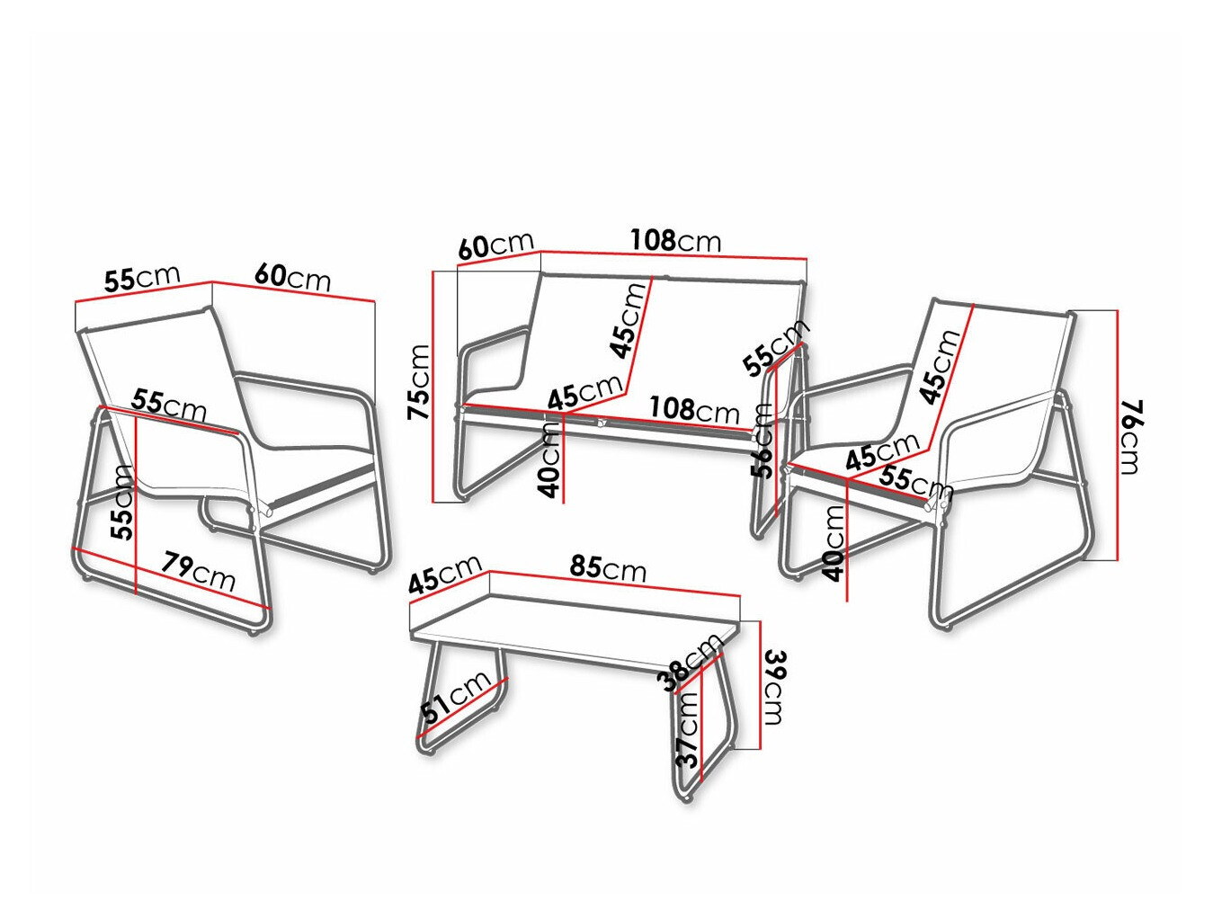 Садовый комплект Richardson 117