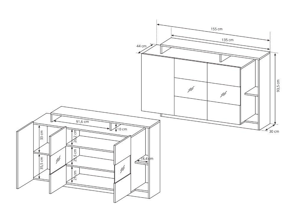 Шкафчик Dorsono 100