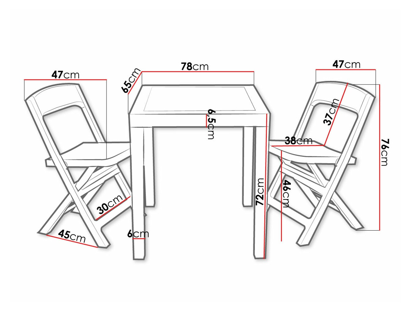 Balkona komplekts Richardson 119