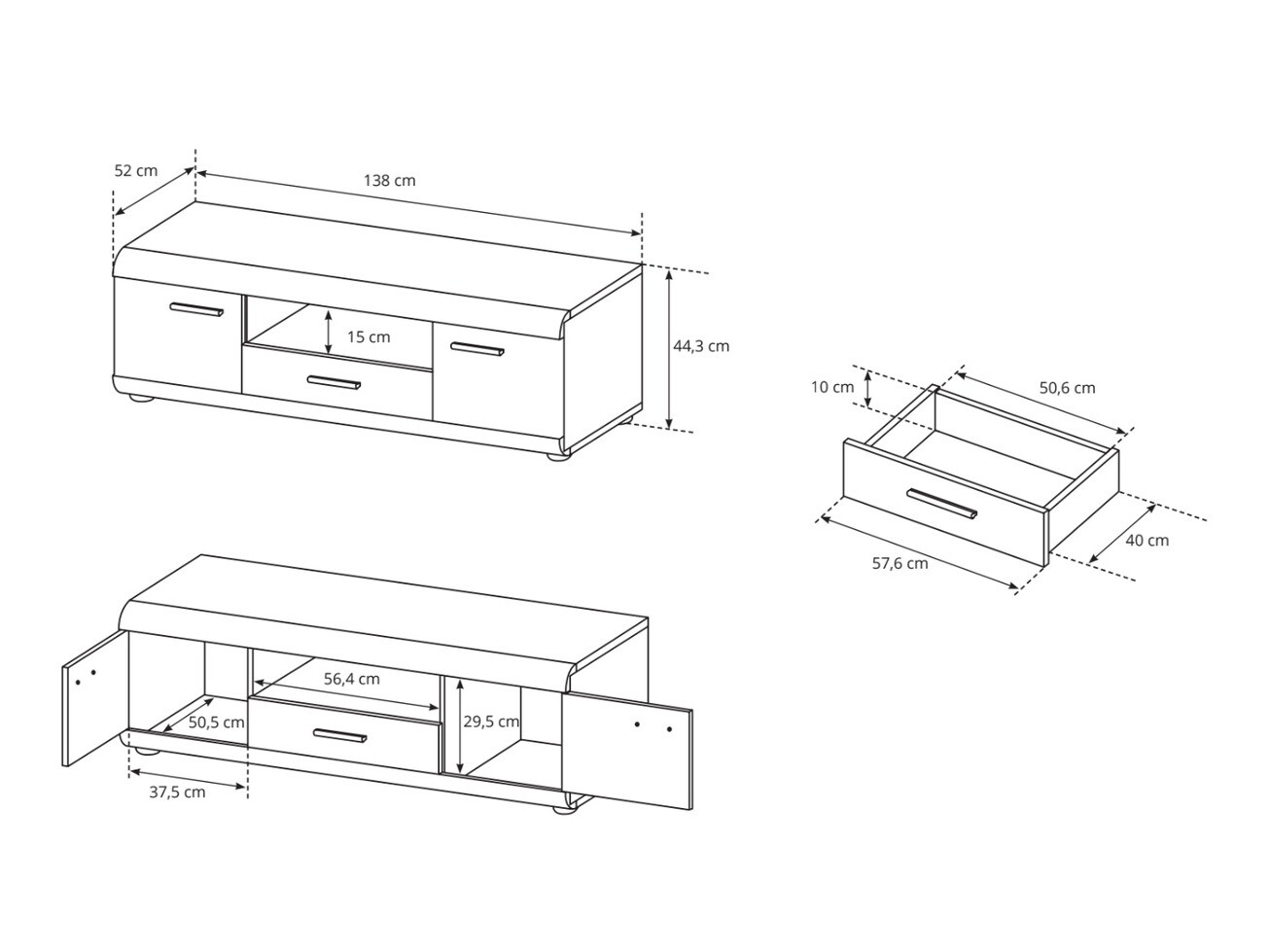 ТВ тумба Evarleve 103