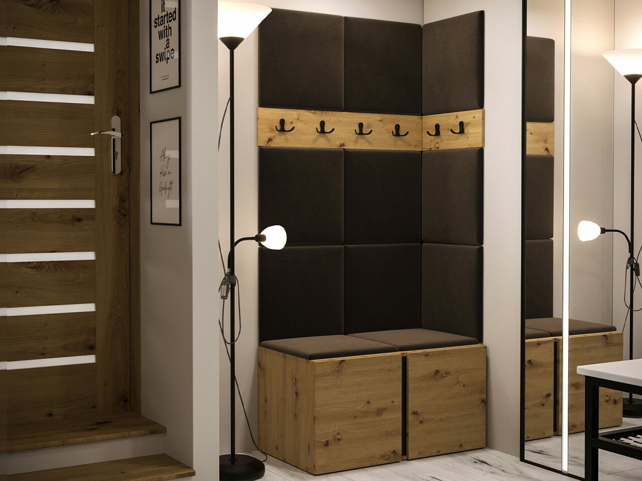 Priekšnama komplekts Hartford 264 (Artisan ozols)